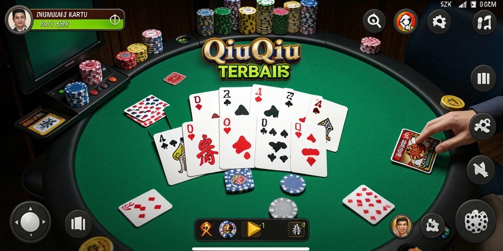 Tangkapan layar dari gameplay menarik QiuQiu di 5ZK.