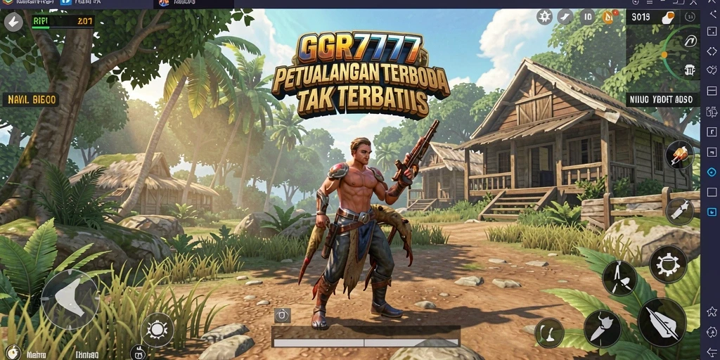 Tampilan gameplay seru dalam dunia terbuka GGR7777.
