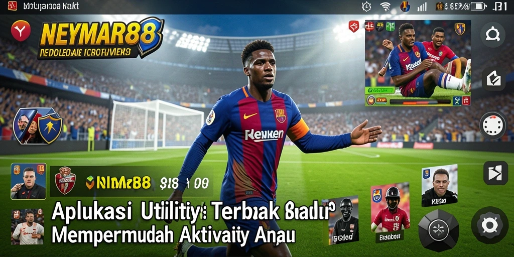 Tampilan utama NEYMAR88 dengan fitur Utility yang menarik.