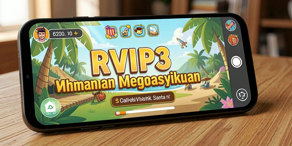 Tampilan menarik dari gameplay RVIP3 yang seru dan santai.