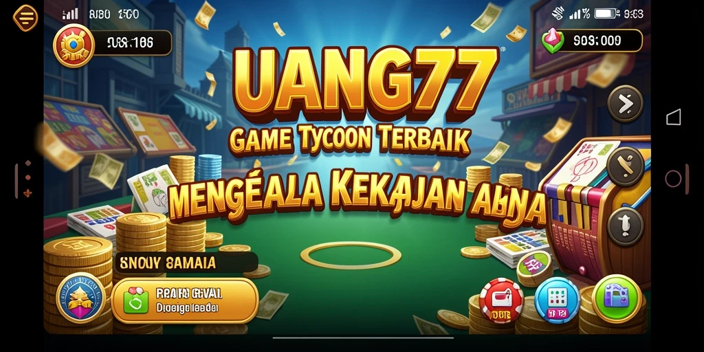 Tampilan gameplay menarik dari UANG77 yang menggambarkan strategi Tycoon.